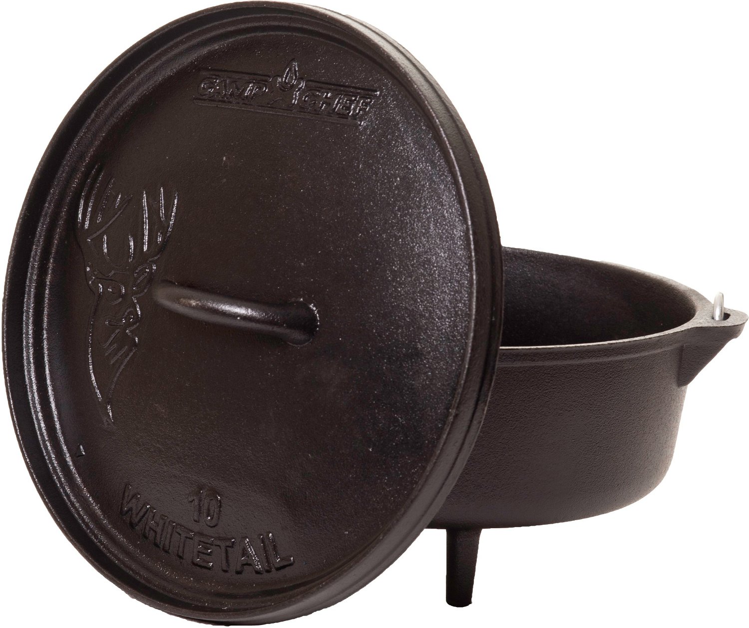 Camp Chef 10 in Cast Iron Classic 4 qt Standard Dutch Oven Academy