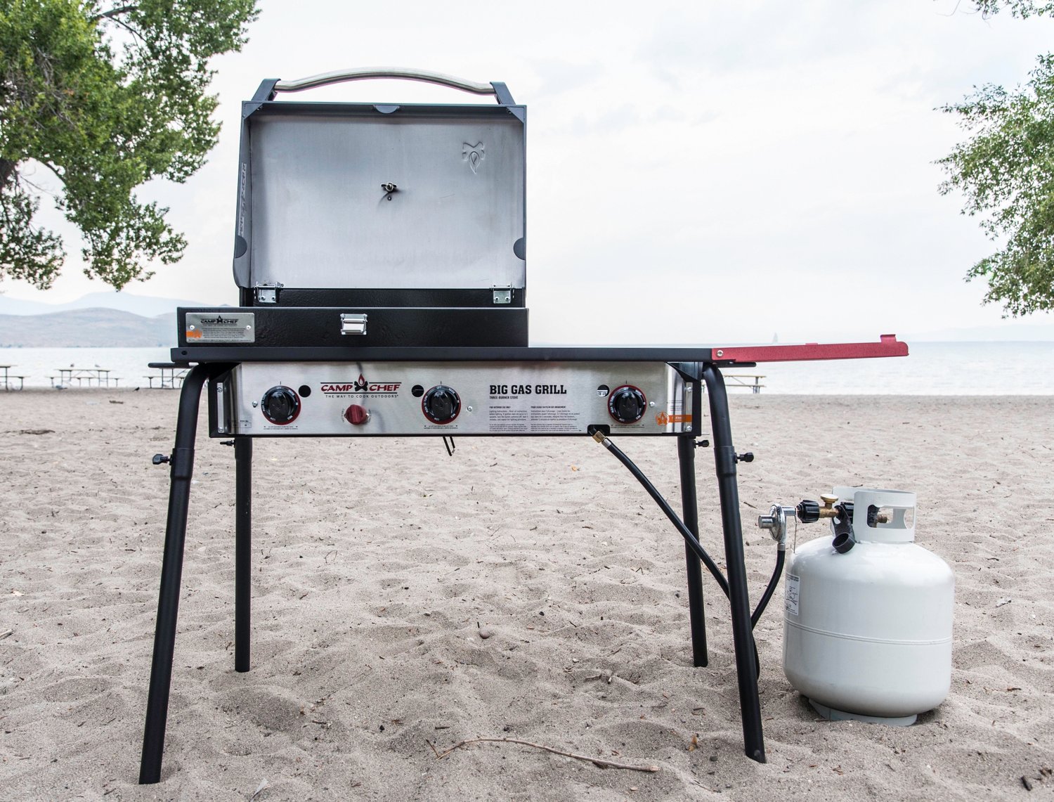 Camp Chef Big Gas Grill 3Burner Cooking System with 16 in x 24 in