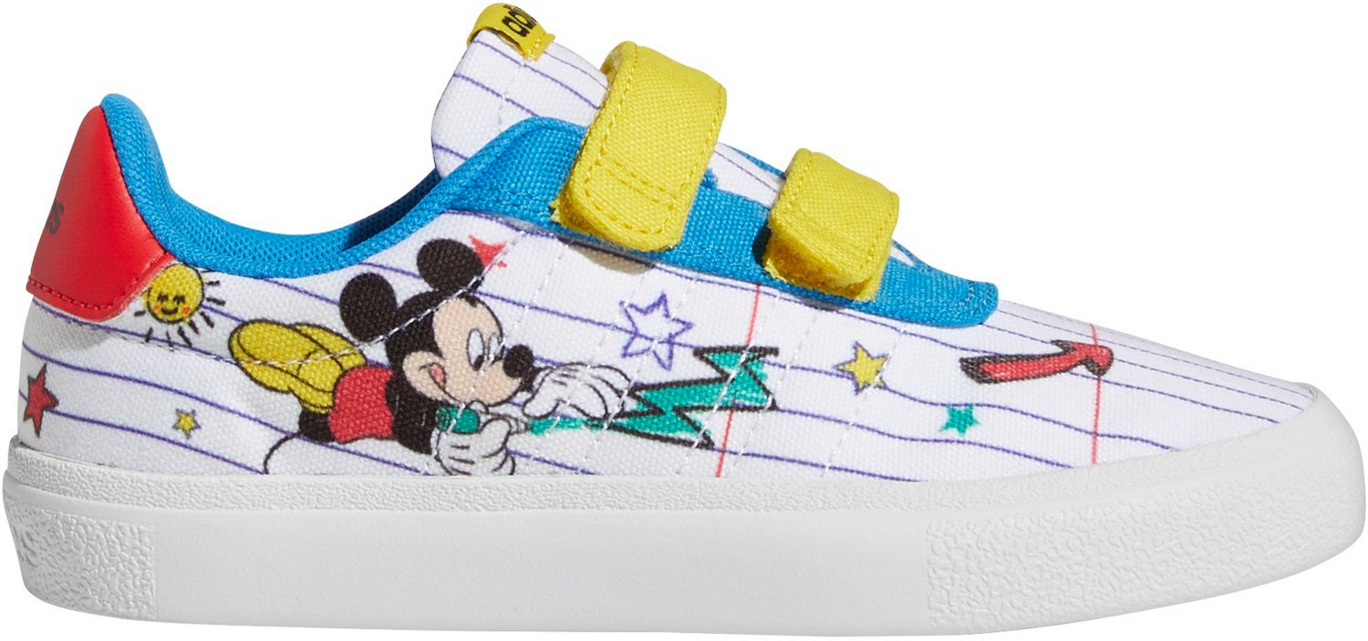 adidas x Disney Kids' Mickey Mouse Vulc Raid3r Shoes Academy