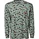 Burlebo Men's Retro Duck Camo Graphic Long Sleeve Pocket T-shirt                                                                 - view number 2