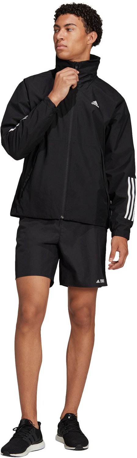 adidas Men's BSC 3S Rain.Ready Jacket - view number 4
