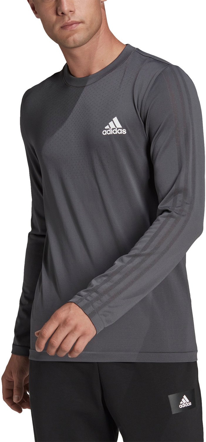 adidas Men’s AEROREADY Motion Seamless Long Sleeve T-shirt | Academy