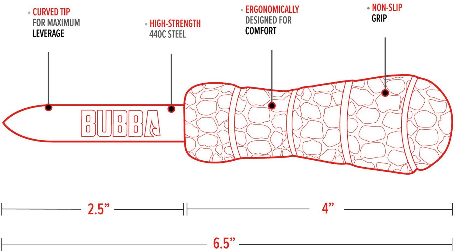 Bubba Paddoc Shucking Knife - view number 3