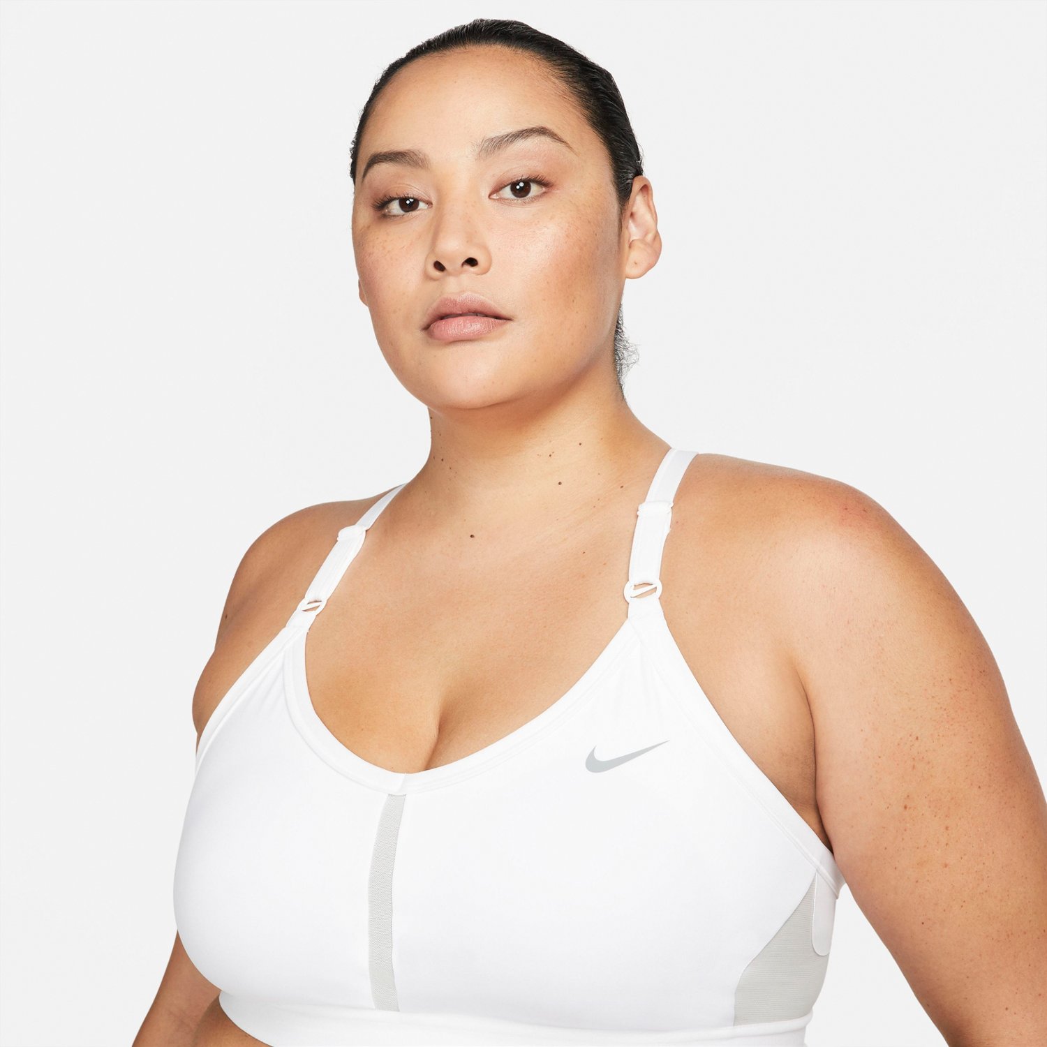 Nike Women's Plus Dri-FIT V-Neck Indy Racerback Bra - view number 3