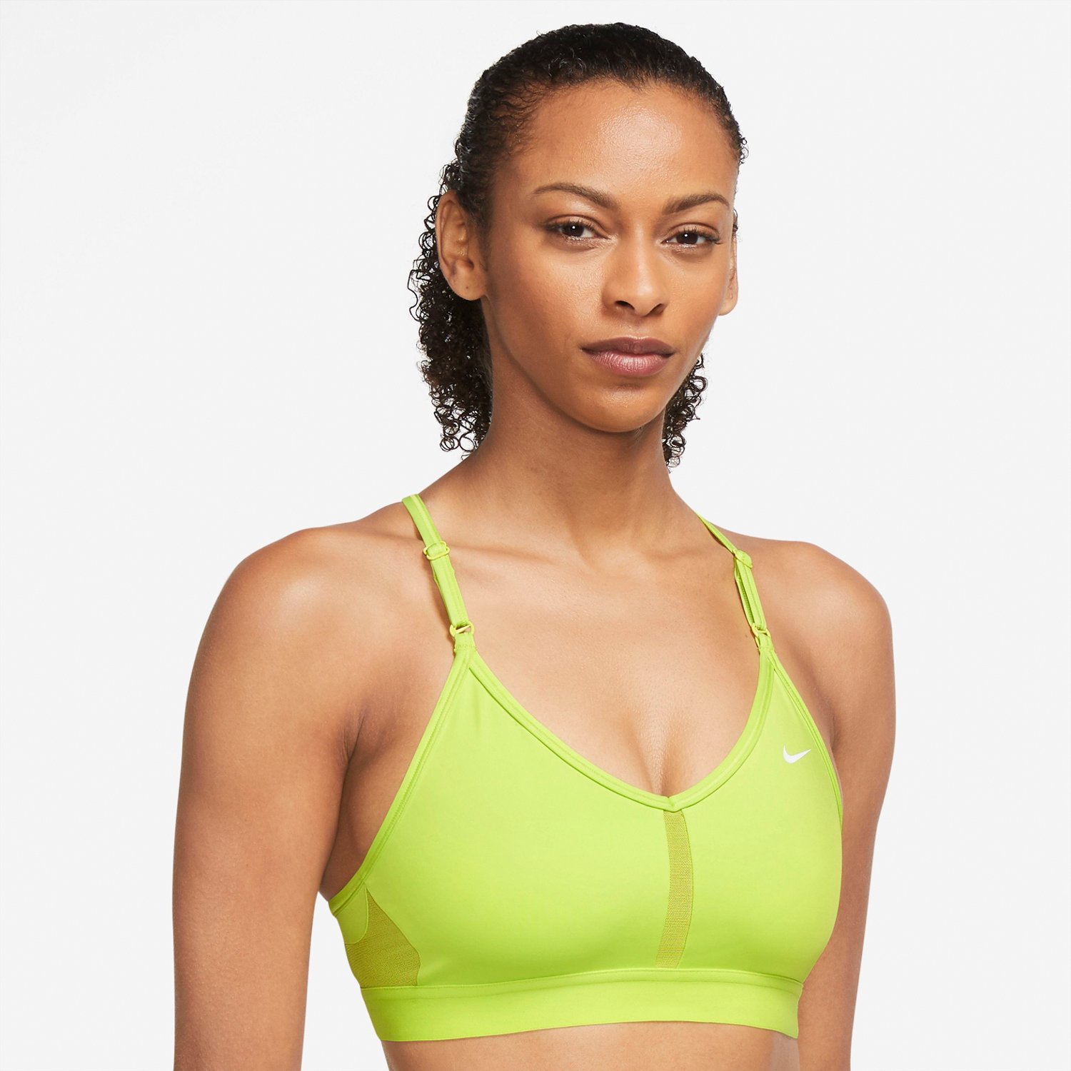 Nike Women's Plus Dri-FIT V-Neck Indy Racerback Bra
