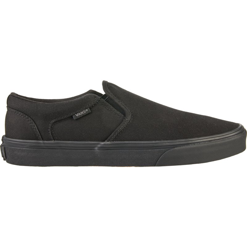 Vans Men's Asher Slip-on Shoes Black/Black, 7.5 - Men's Active at Academy Sports product image