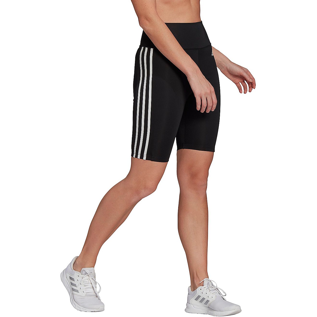 adidas Women's Designed to Move High-Rise Shorts 10 in                                                                           - view number 3