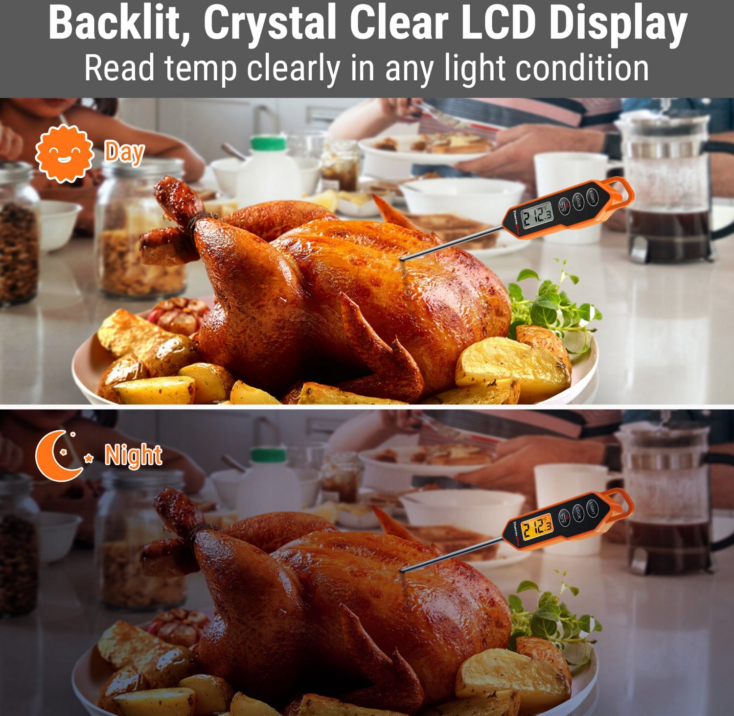 ThermoPro TP01H Digital Instant Read Meat Thermometer Academy