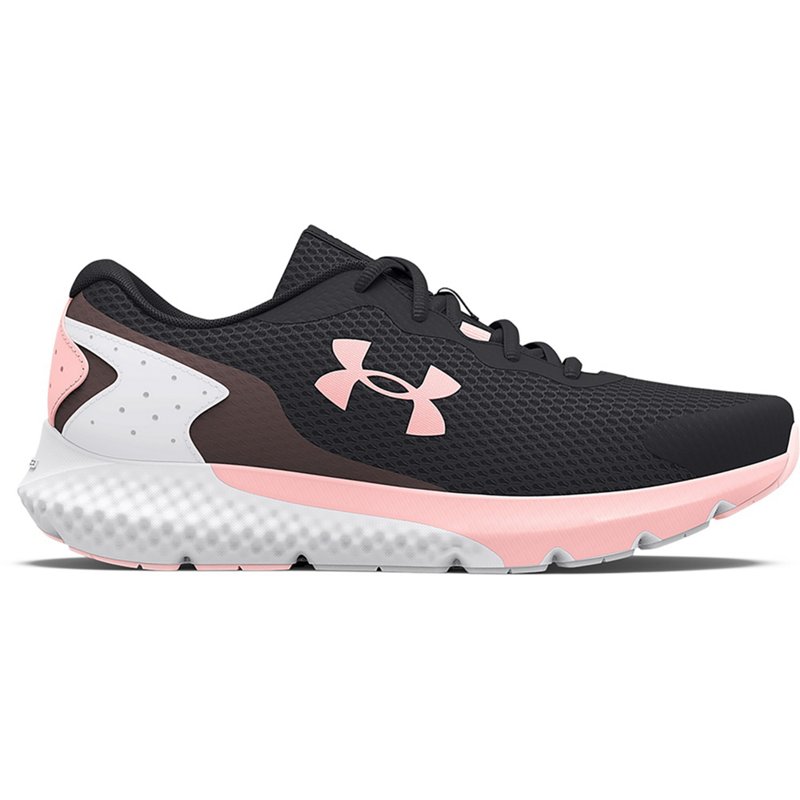 Under Armour Girls' Rogue 3 Shoe Gray Dark/Pink, 3.5 - Youth Running at Academy Sports product image