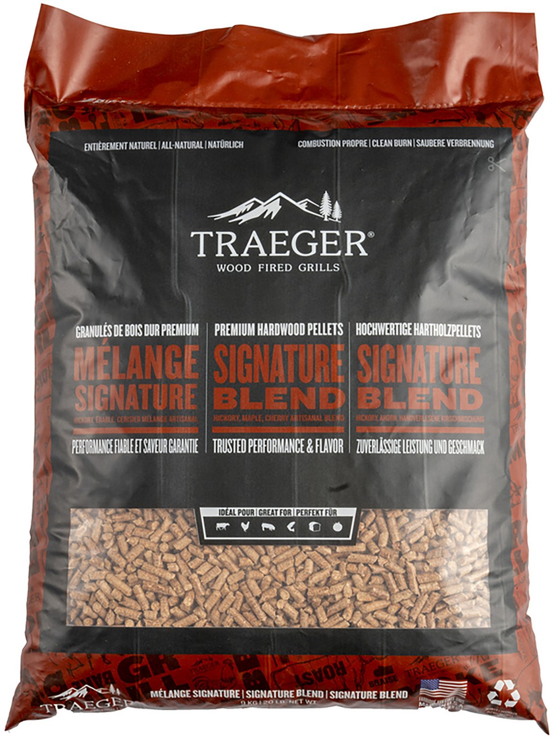 Traeger 20 lb Signature Blend Pellets Academy