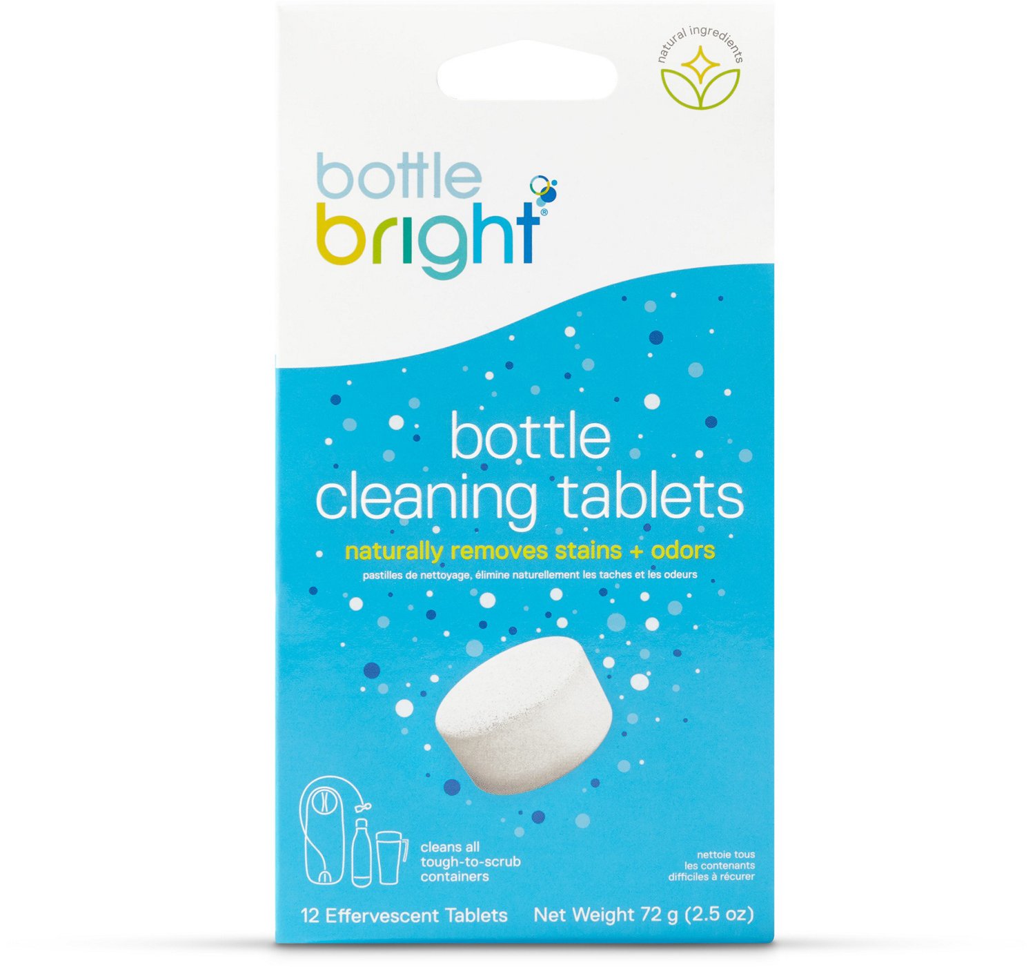 HydraPak Bottle Bright All-Natural Cleaning Tablets 12-Pack                                                                      - view number 1