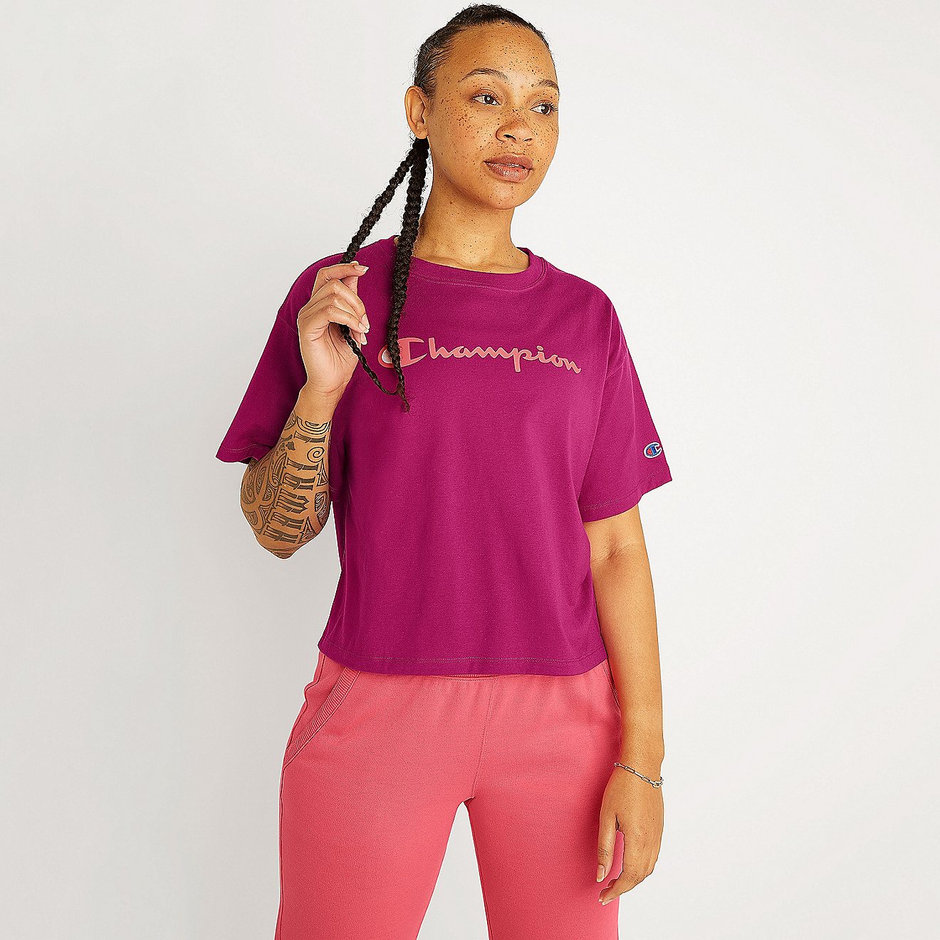 Champion Women's Cropped T-shirt                                                                                                 - view number 1