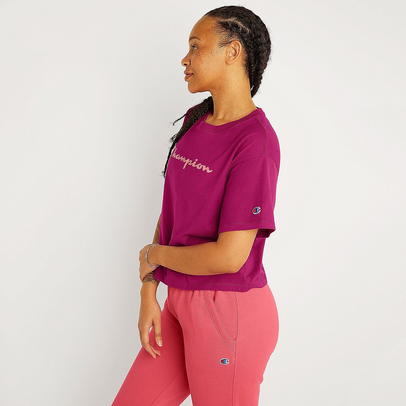 Champion Women's Cropped T-shirt                                                                                                 - view number 3