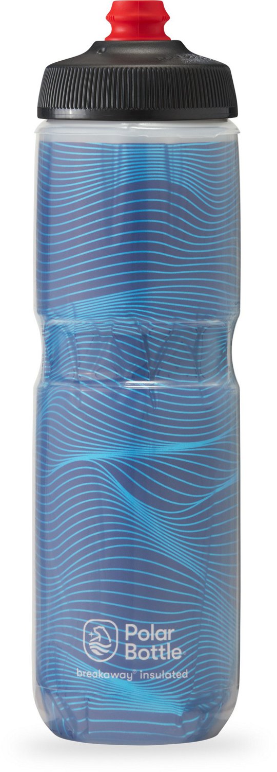 Polar Bottle Insulated Water Bottle (20-Ounce, Graphic Blue)