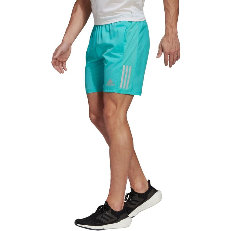 adidas Men's Own the Run Shorts 7 in Green Bright, Medium - Men's Running Bottoms at Academy Sports product image