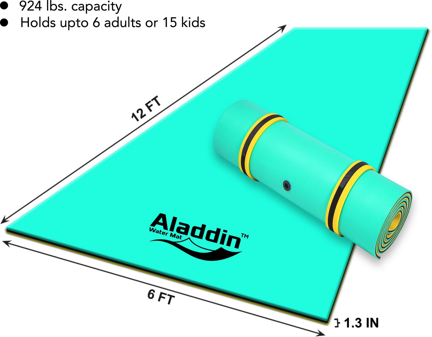 Aladdin 12ft x 6ft Floating Lilly Pad Water Mat - view number 4
