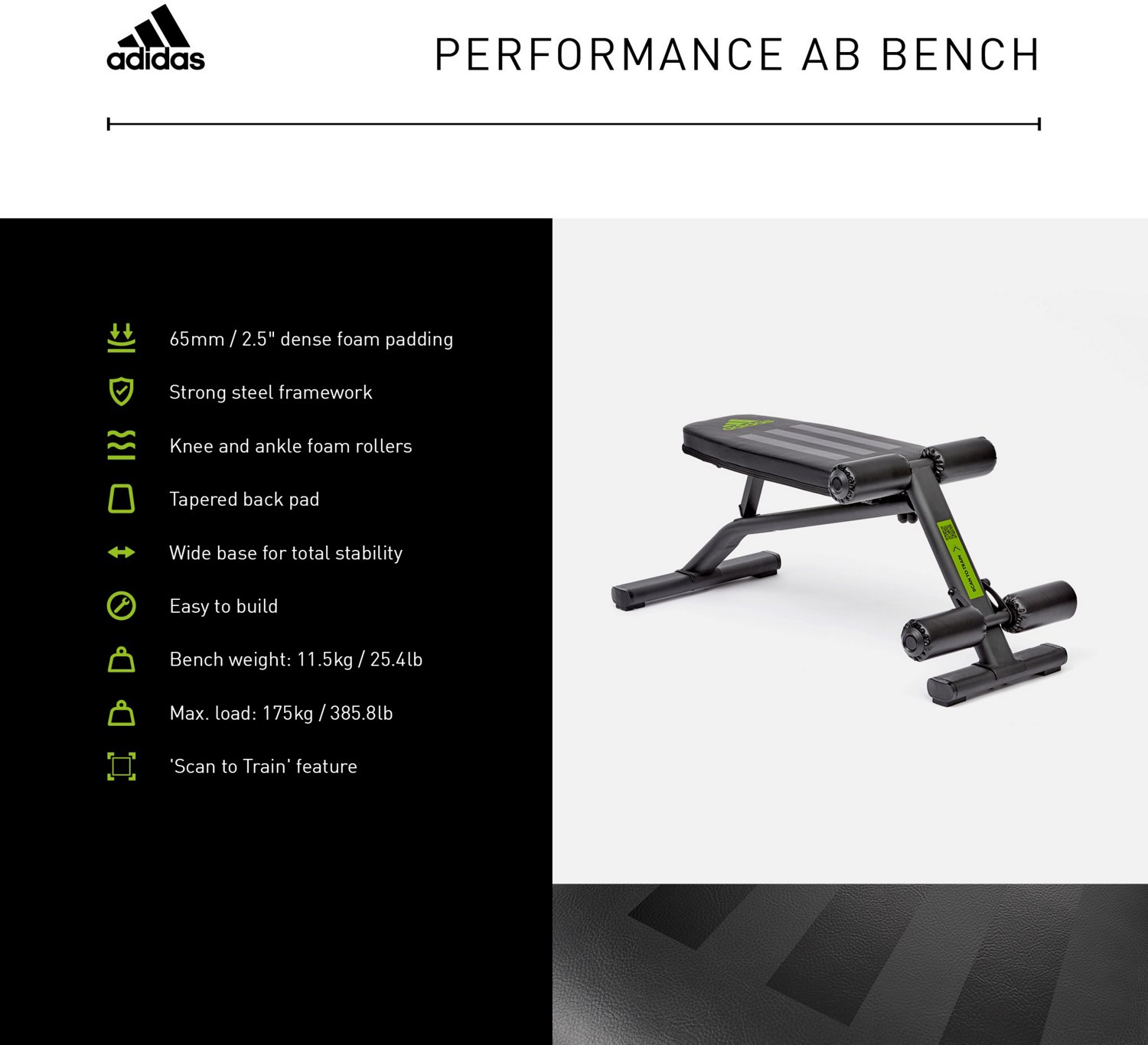 adidas ScanToTrain Performance Ab Bench Academy
