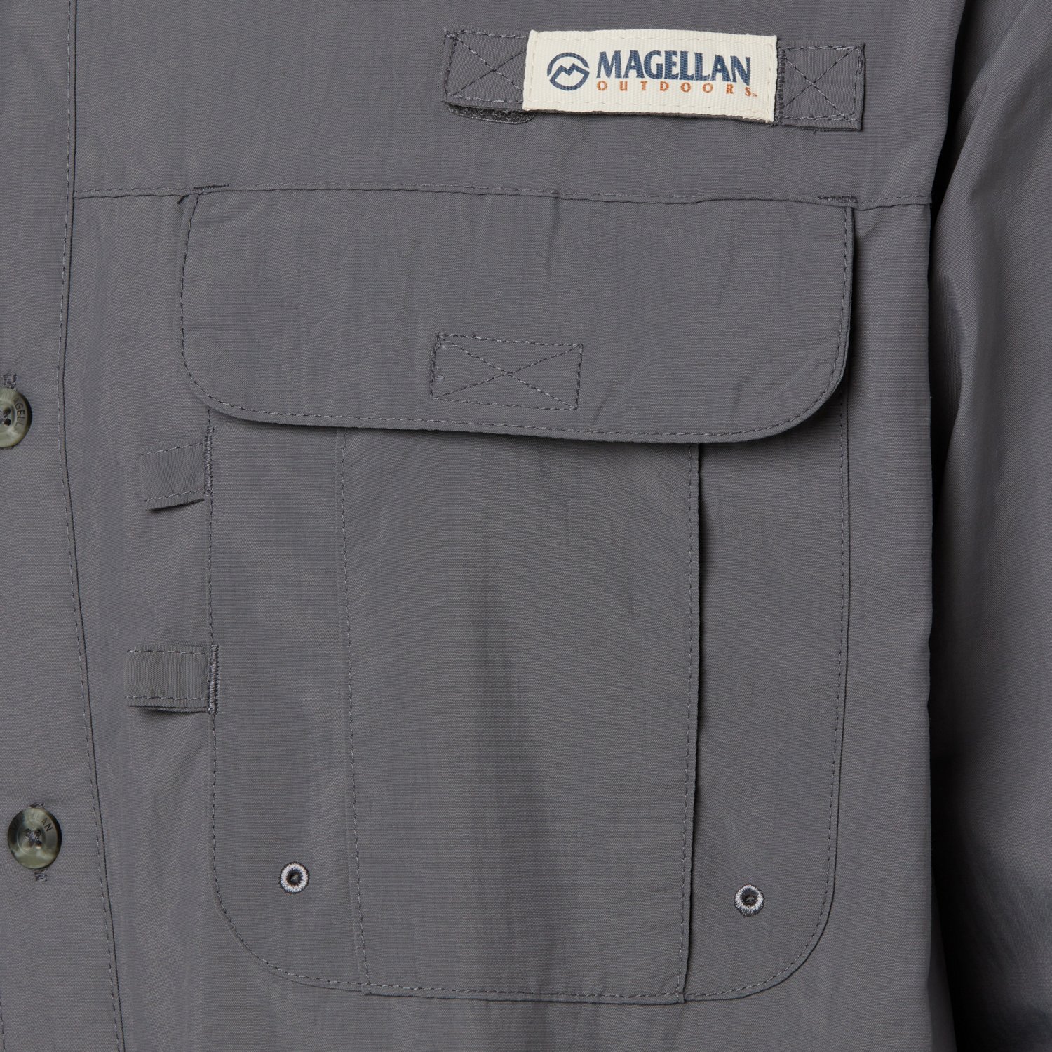 Magellan Outdoors Men's Laguna Madre Solid Long Sleeve Fishing Shirt - view number 5