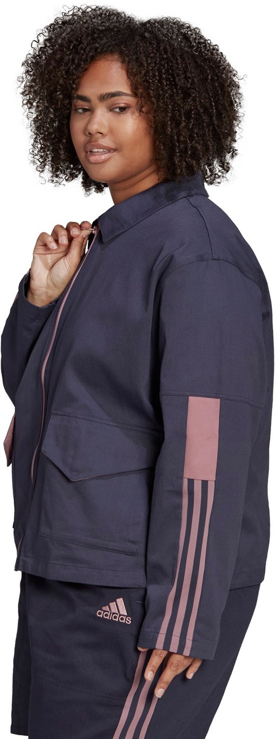 adidas Women's Tiro Plus Size Cargo Jacket - view number 3