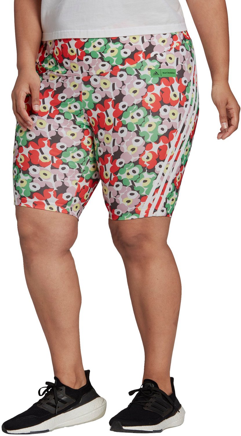 Adidas biker discount shorts plus size