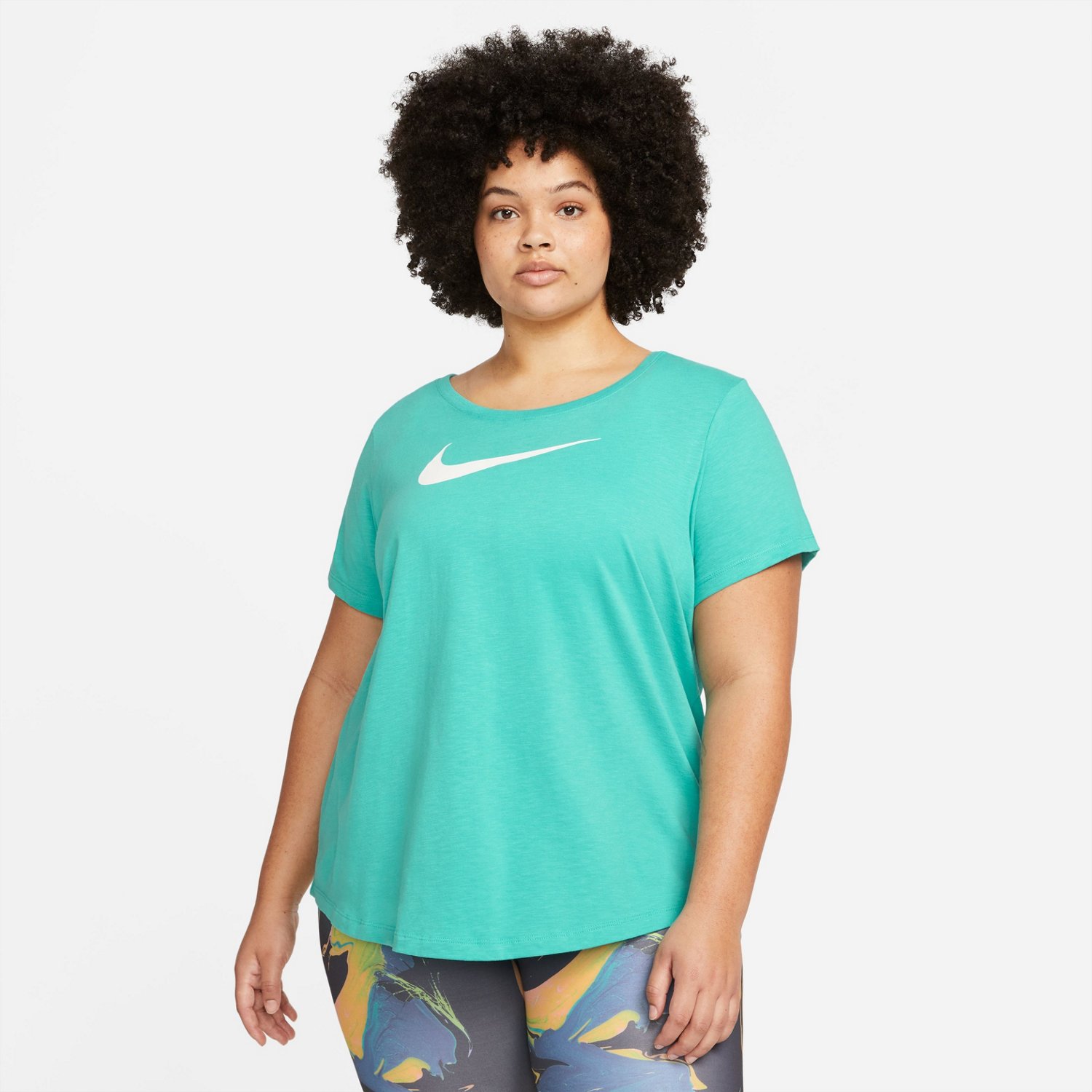 Nike Women's Plus Size DriFIT Training Tshirt Academy