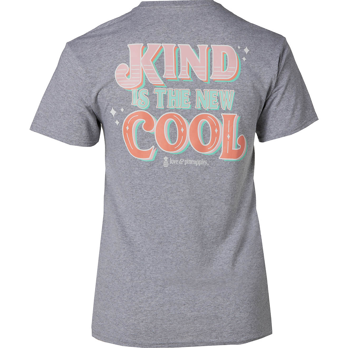 Love & Pineapples Women's Kind is the New Cool Graphic T-shirt                                                                   - view number 1