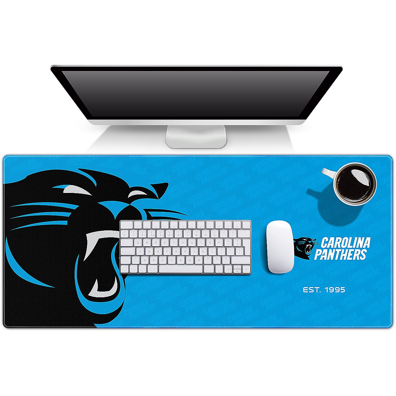 YouTheFan Carolina Panthers Logo Series Desk Pad                                                                                 - view number 6