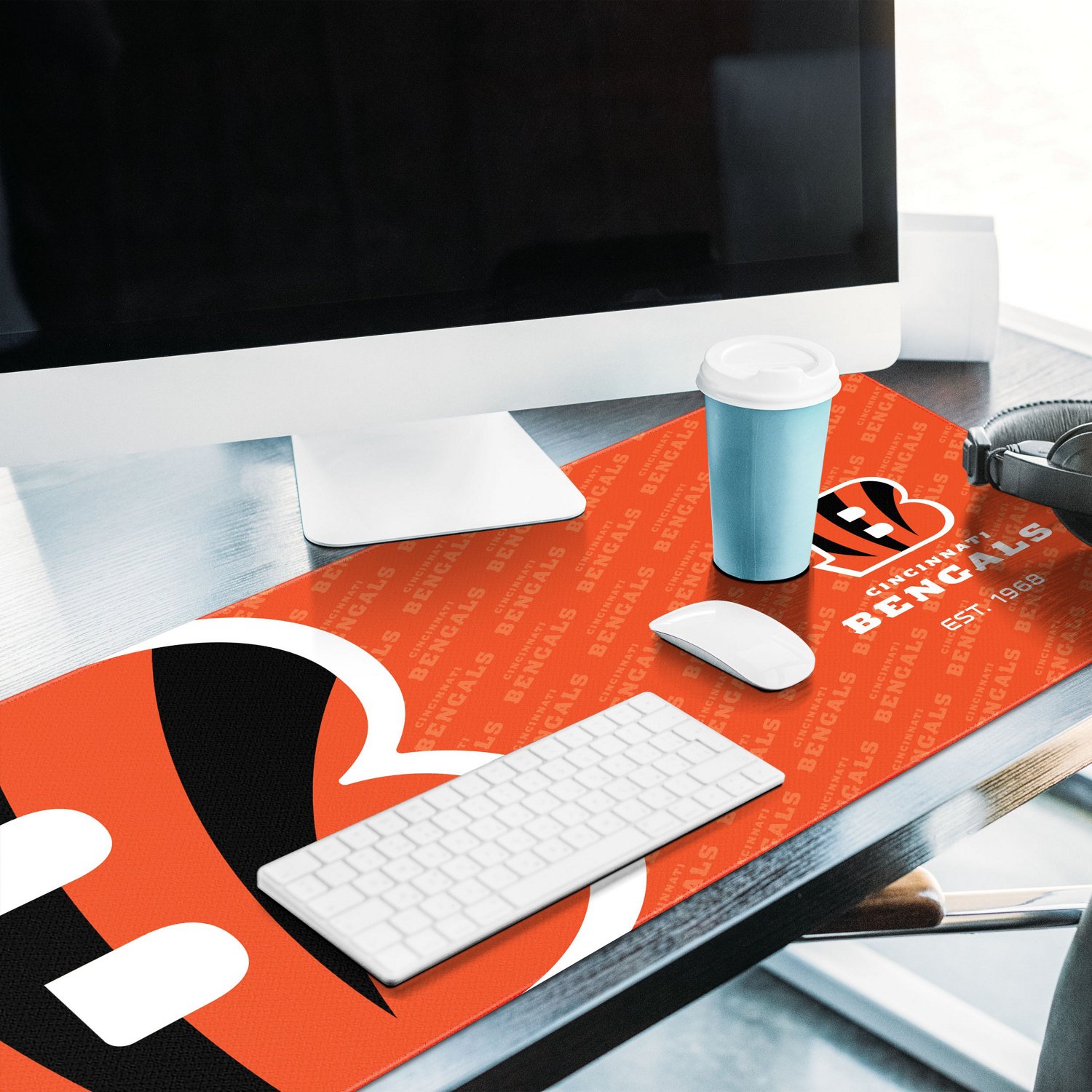 YouTheFan Cincinnati Bengals Logo Series Desk Pad  - view number 2