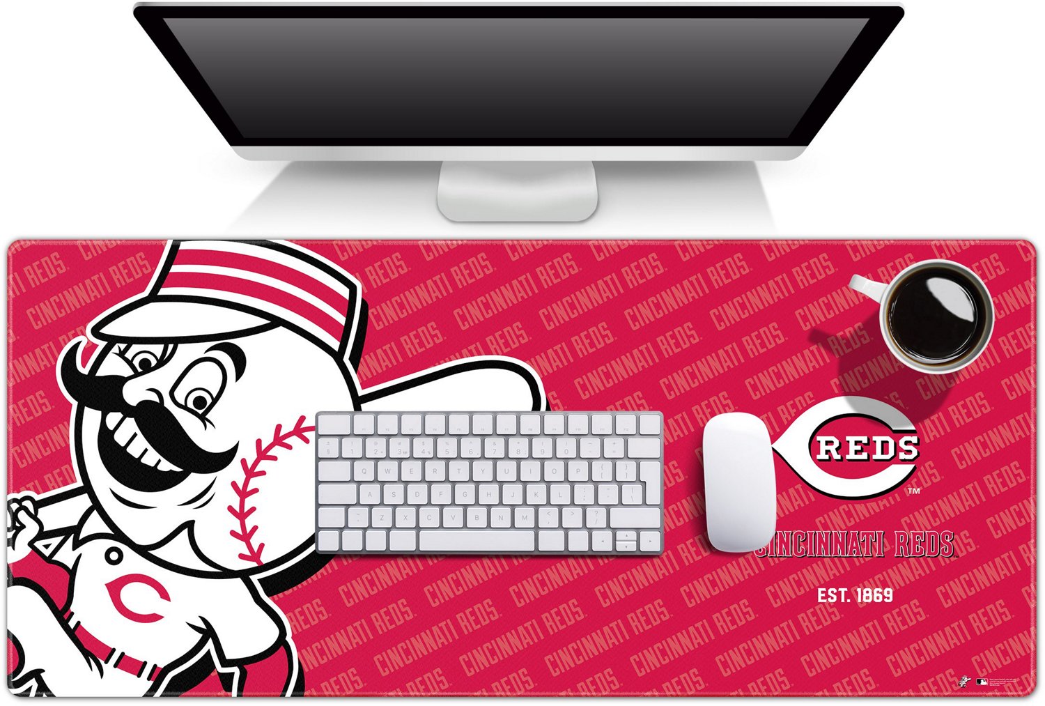 YouTheFan Cincinnati Reds Logo Series Desk Pad