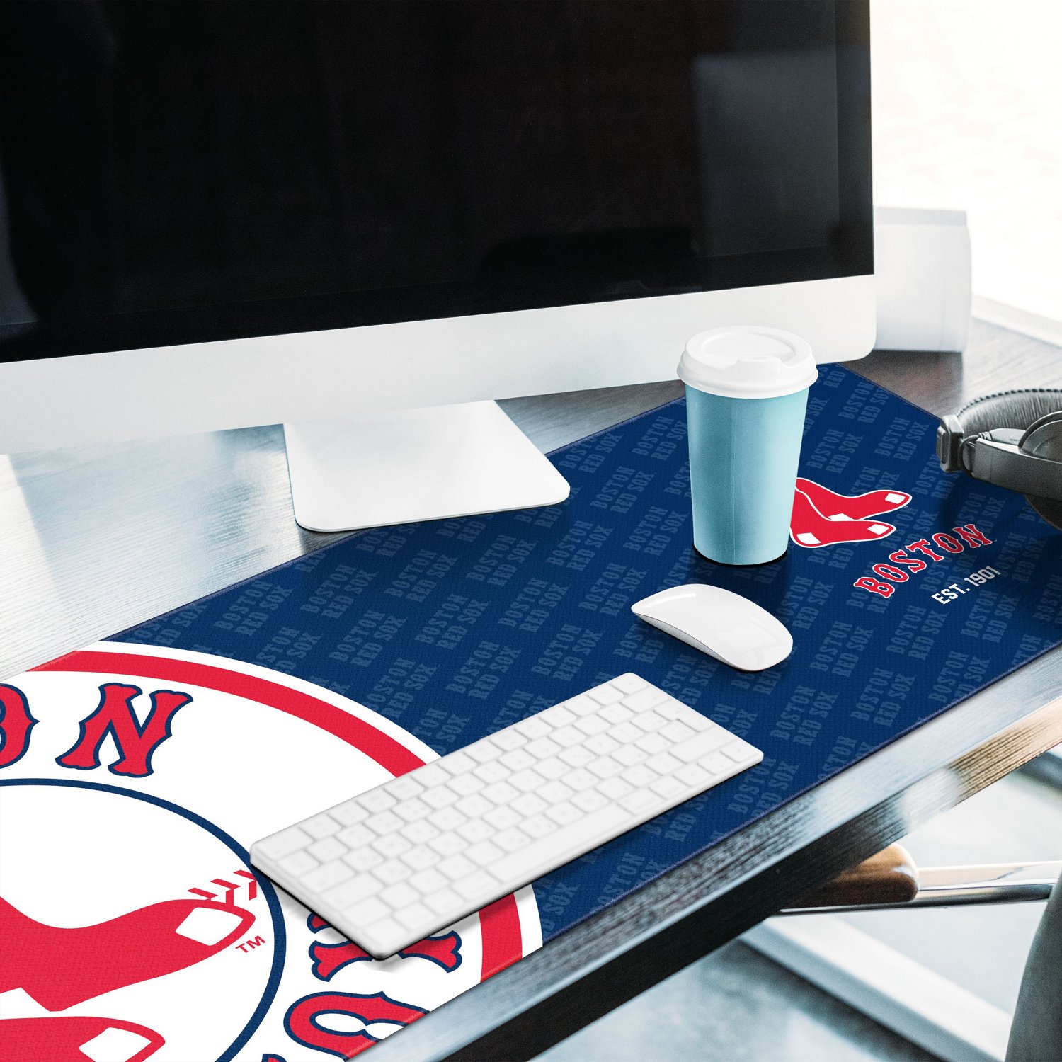 YouTheFan Boston Red Sox Logo Series Desk Pad  - view number 2