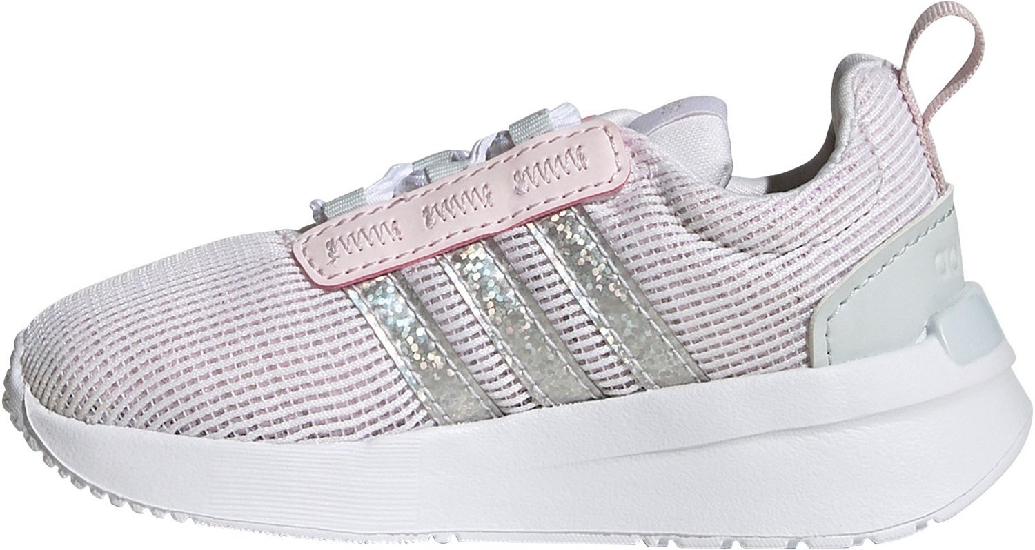 adidas Toddler Girls' Racer TR21 Glitter Shoes Academy