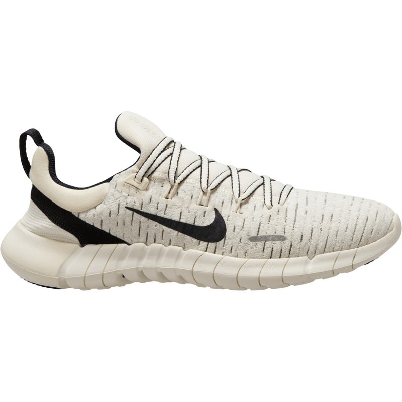 Nike Men's Free Run 5.0 2021 Running Shoes White/Black, 9 - Men's Running at Academy Sports product image