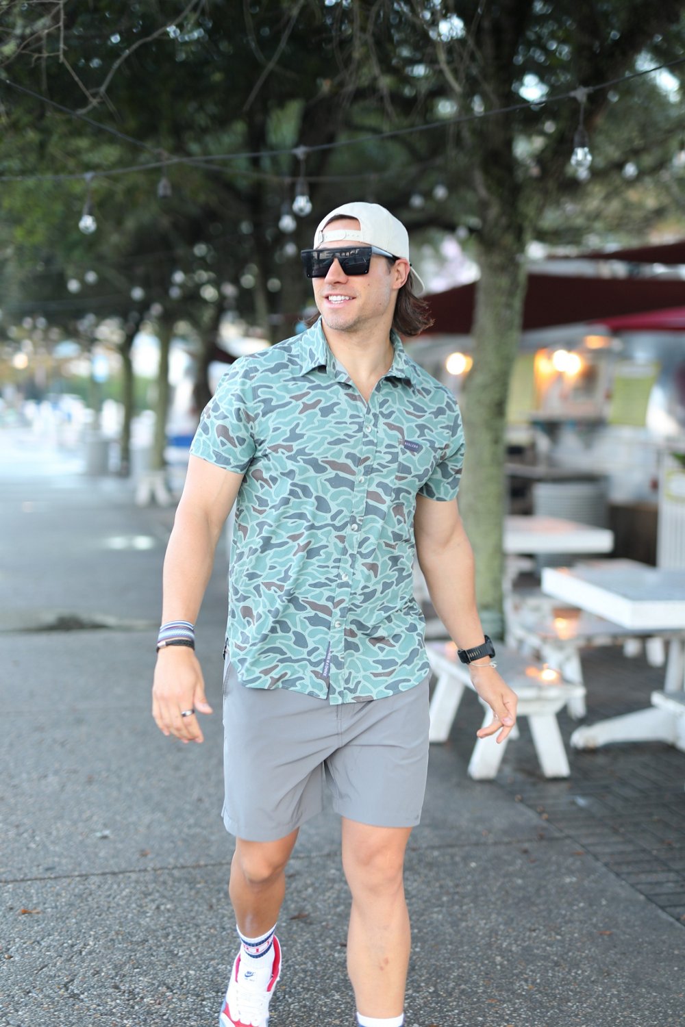 BURLEBO Men's Performance Button-Up Short Sleeve Shirt                                                                           - view number 2