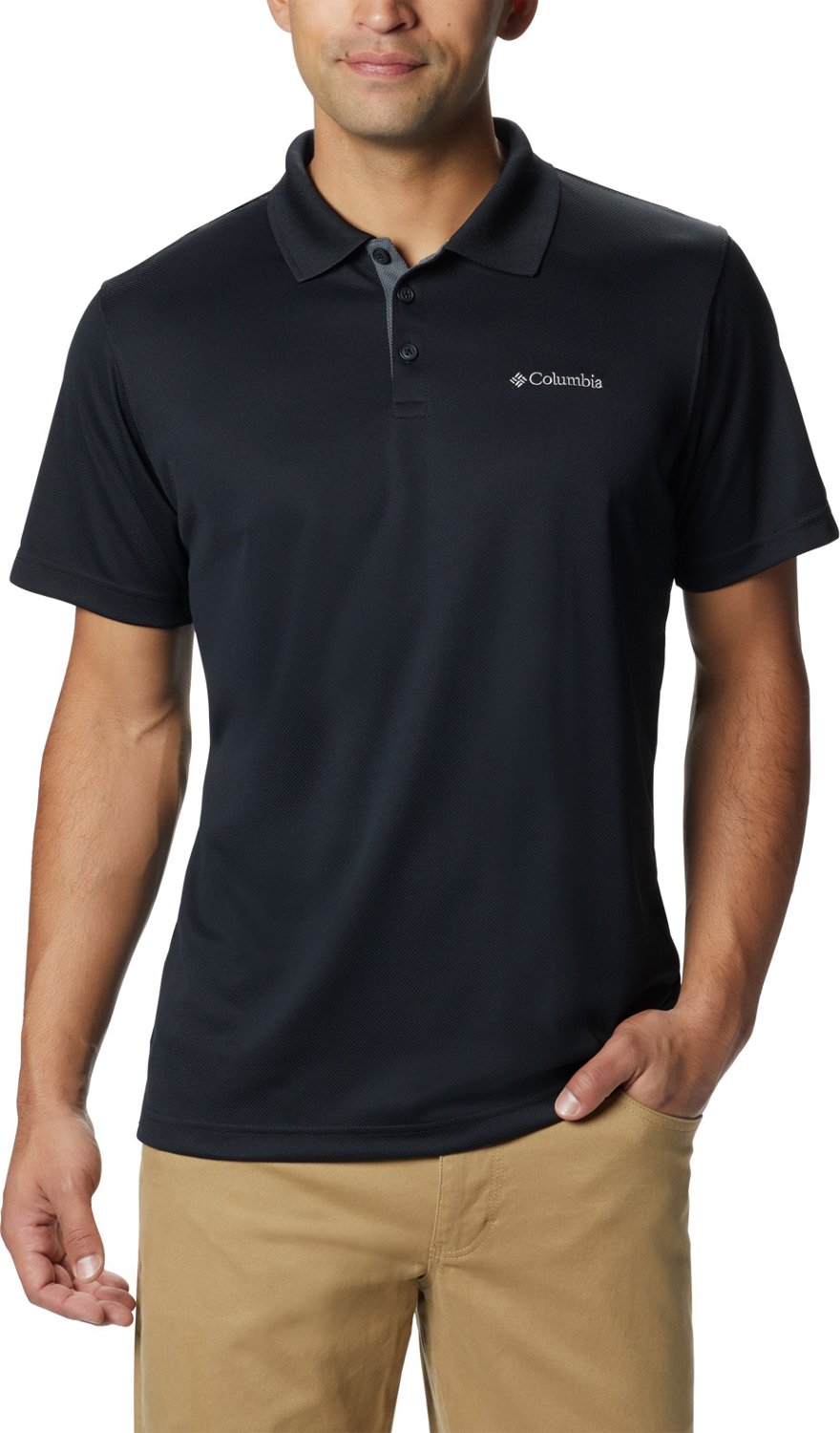 Atlanta Braves Columbia Omni-Wick Polo - Gray