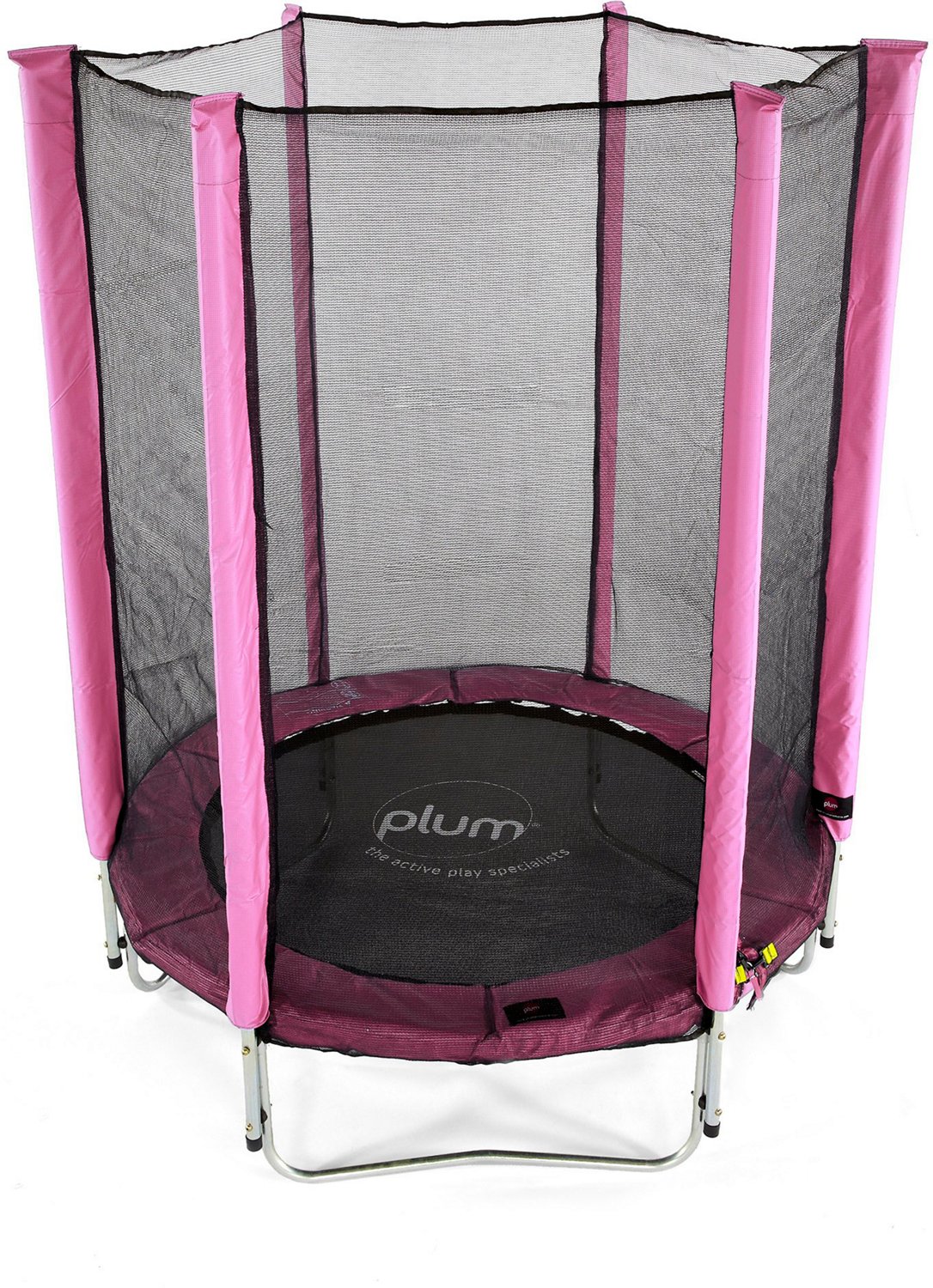 Plum Play Junior 4.5ft Round Trampoline with Enclosure Academy