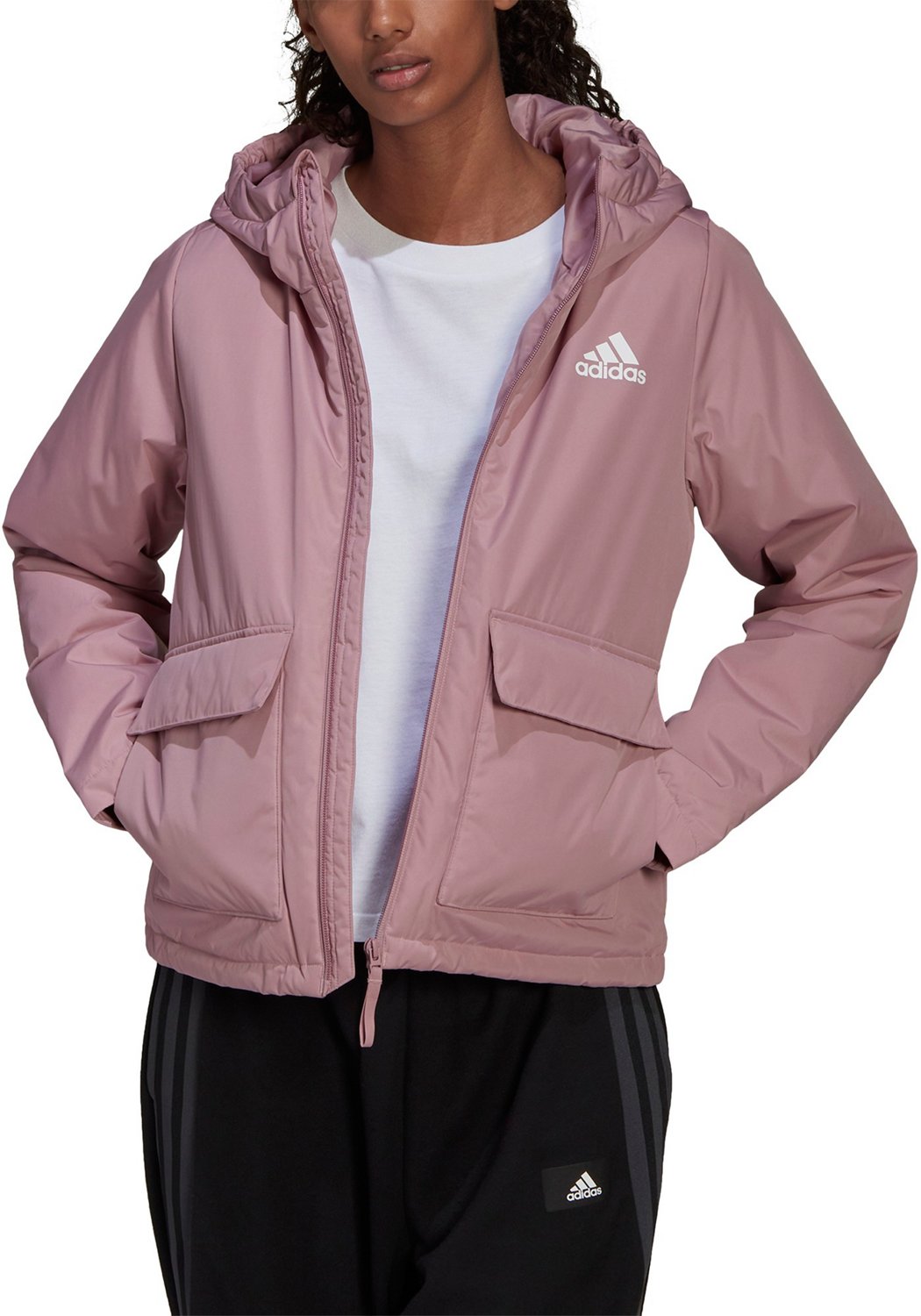 Adidas women pink jacket sale