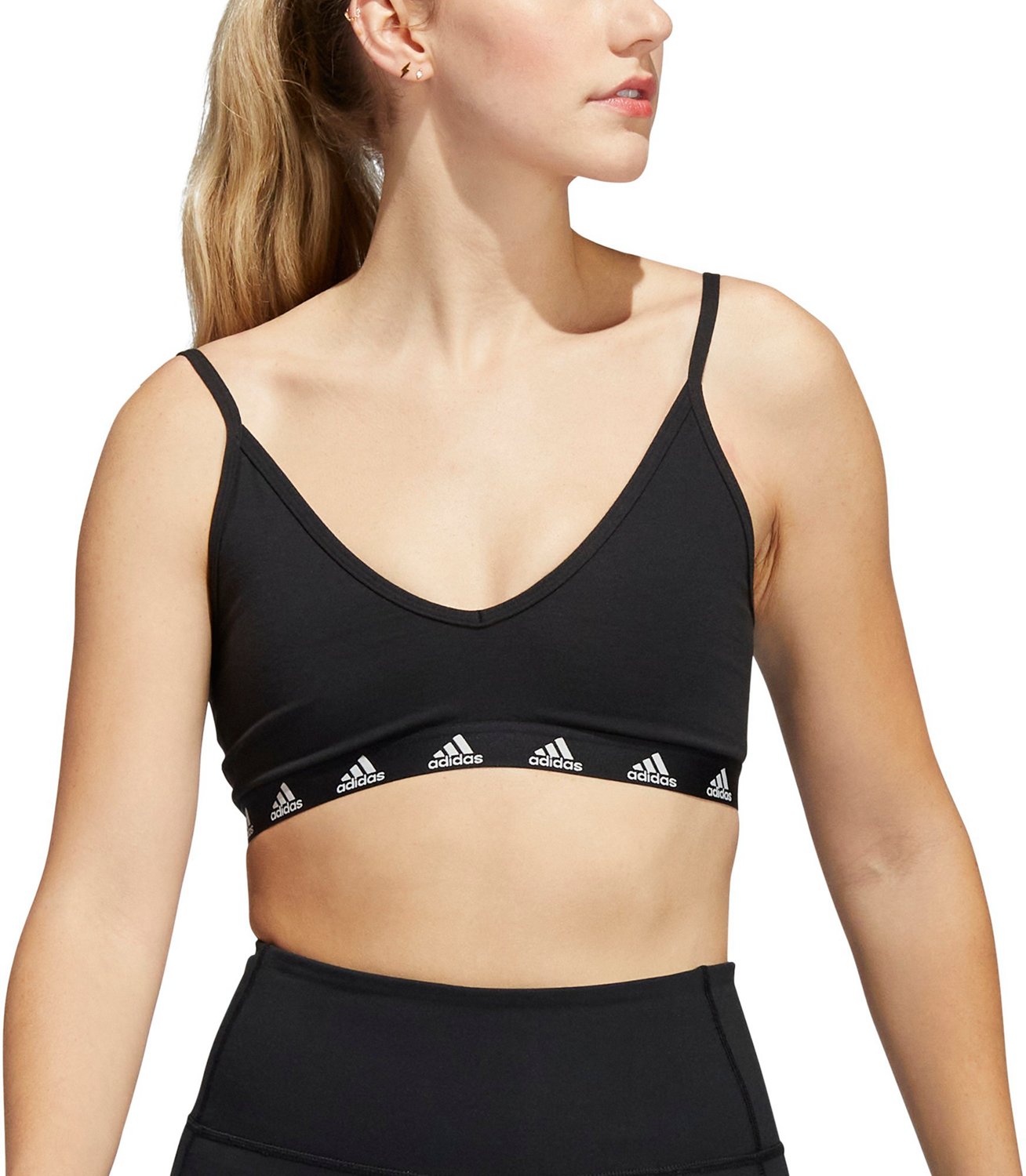 adidas Women's Purebare Light Support Sports Bra Academy