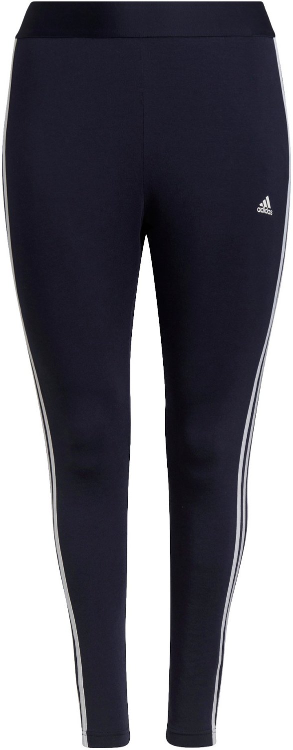 adidas Women's Essentials 3Stripes Plus Size Leggings Academy