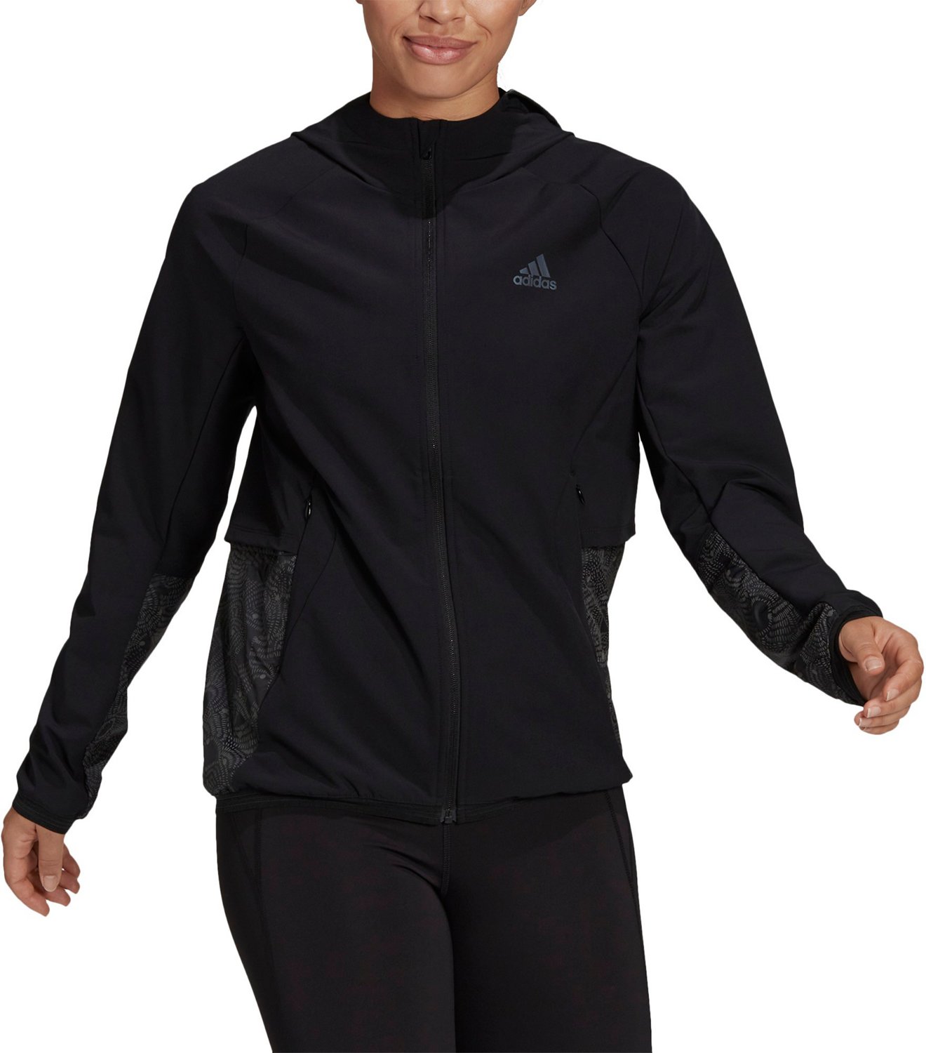 Adidas reflective deals running jacket