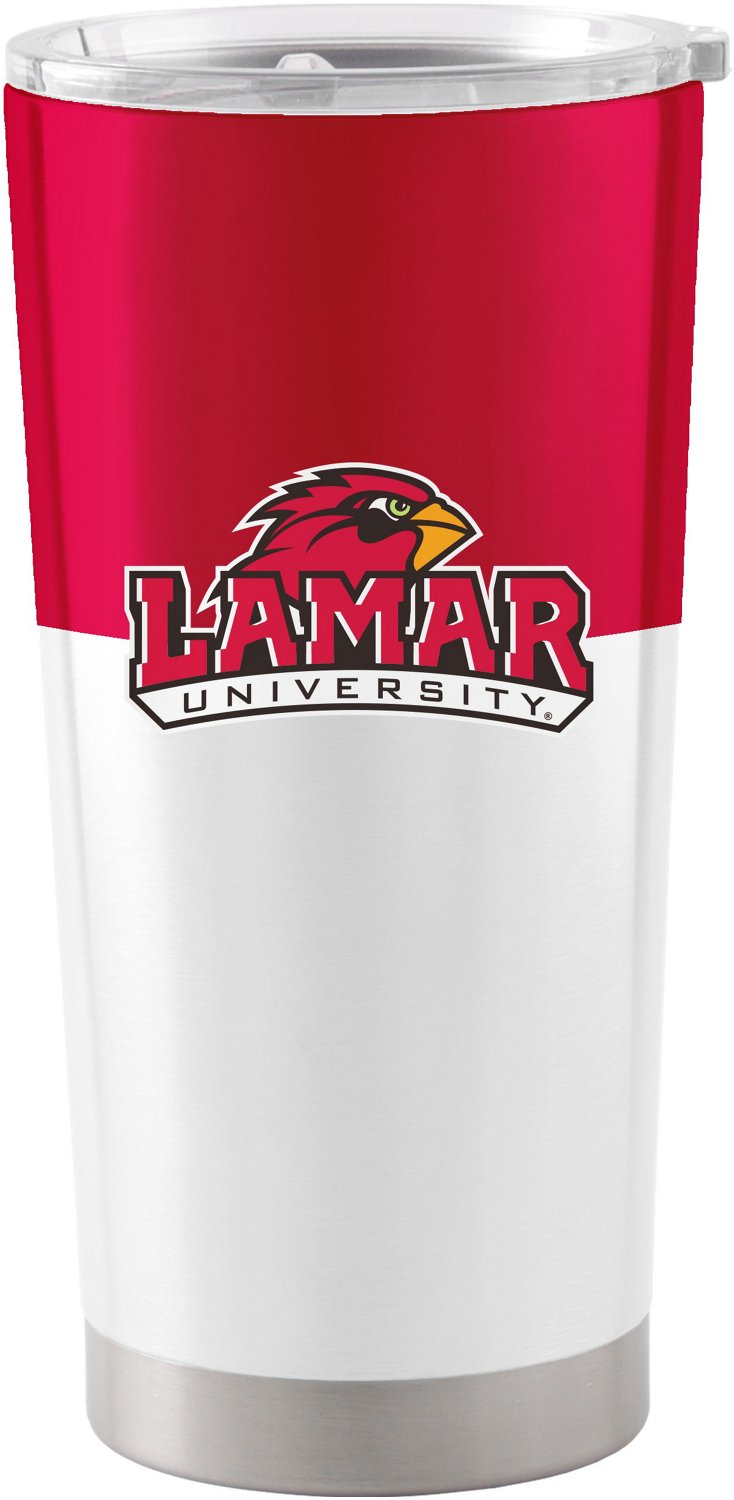 Logo Brands Lamar University Colorblock 20 oz Stainless Tumbler | Academy