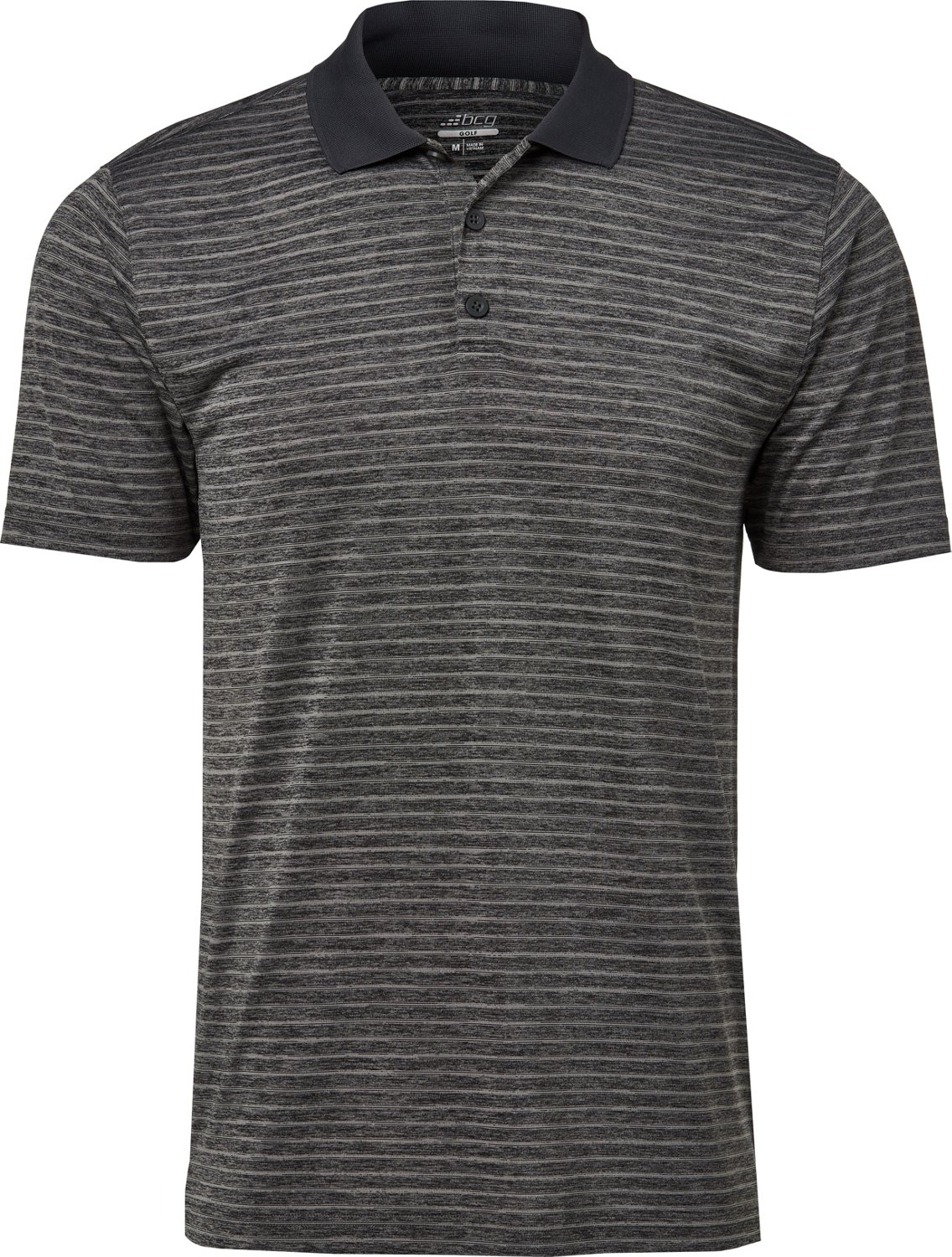 BCG Mens' Golf Stripe Polo Shirt | Academy