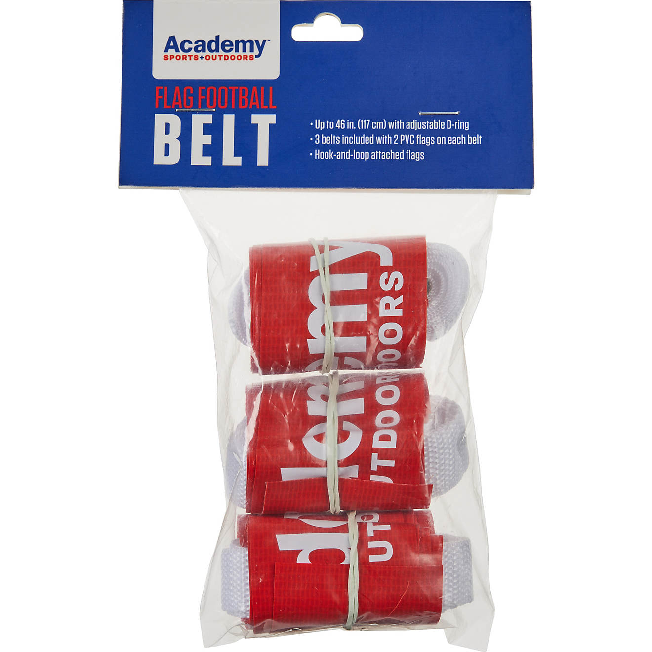 Academy Sports + Outdoors Flag Football Belts 3-Pack                                                                             - view number 1