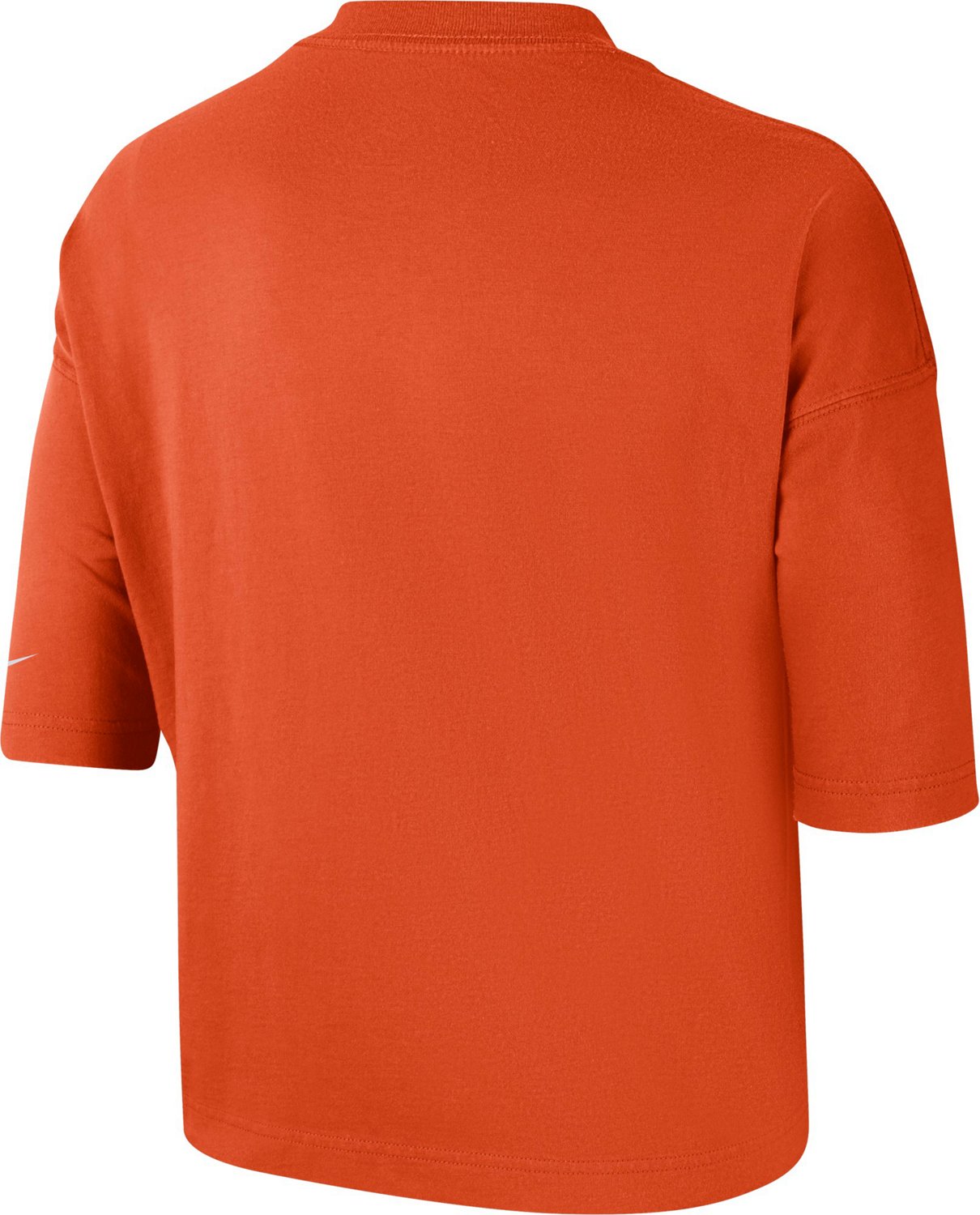 Nike Women's Clemson University Slub Crop Short Sleeve T-shirt - view number 2