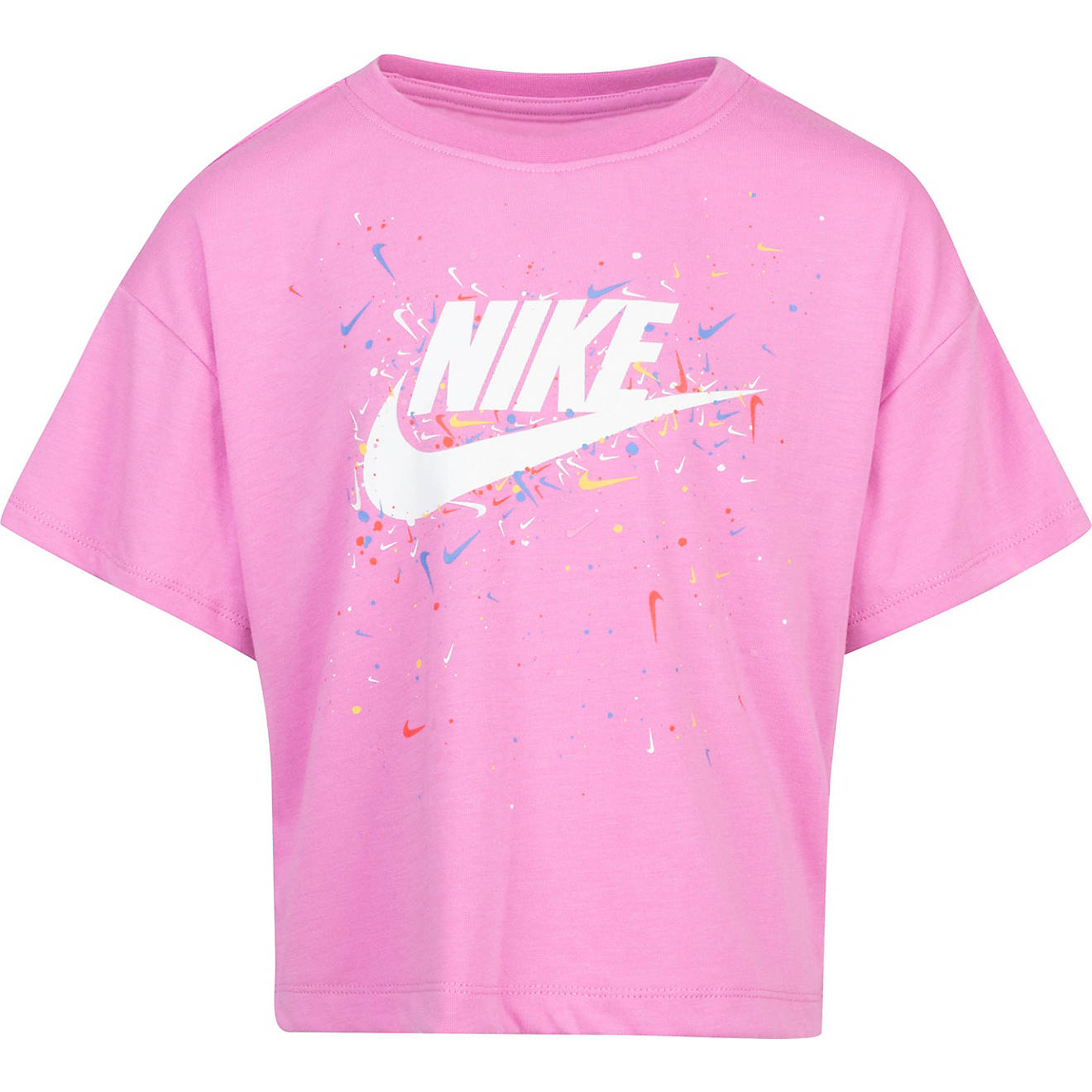Nike Toddler Girls’ Swoosh Pop Boxy T-shirt                                                                                    - view number 1
