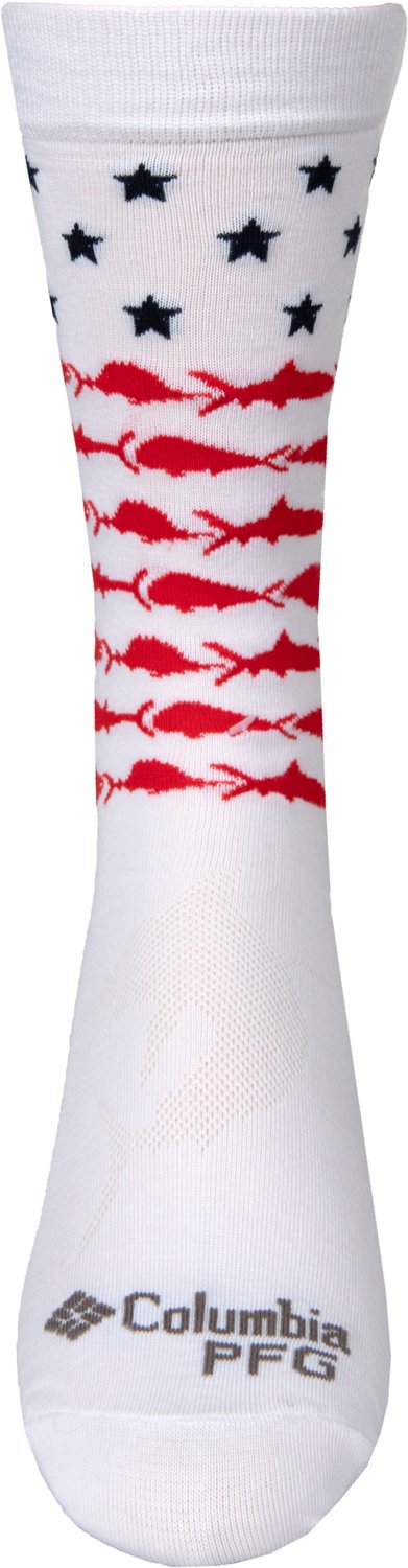 Columbia Sportswear Men's PFG Americana Crew Socks 3-Pack - view number 3