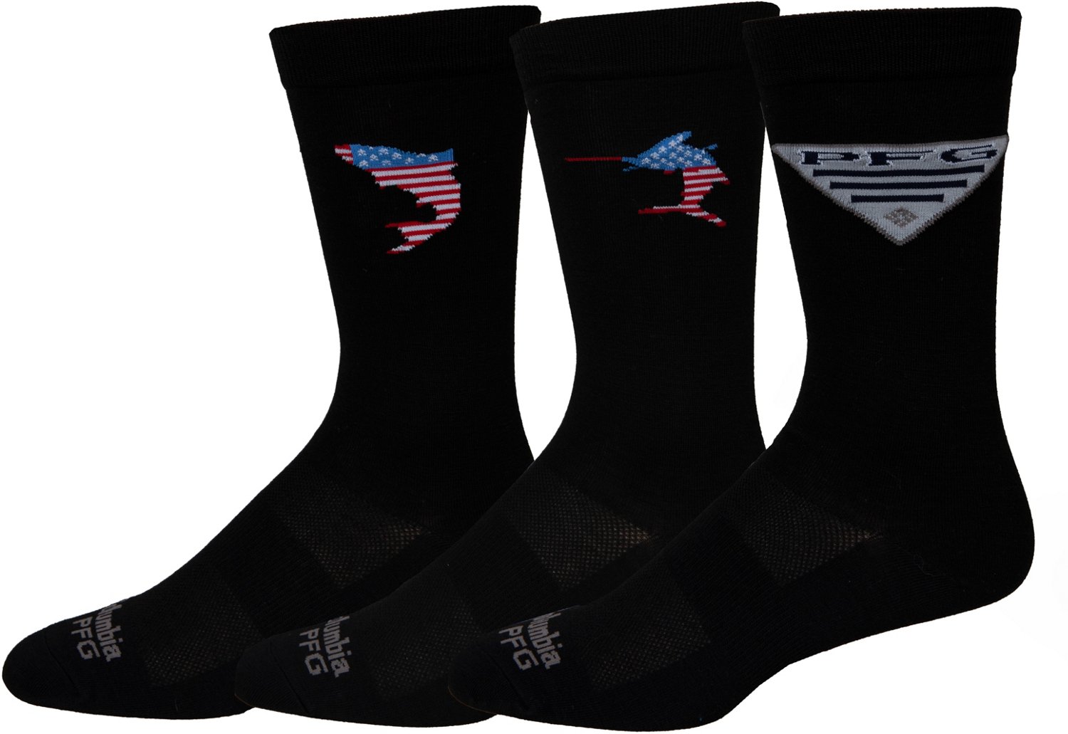 Columbia Sportswear Men's PFG Crew Socks 3-Pack - view number 2