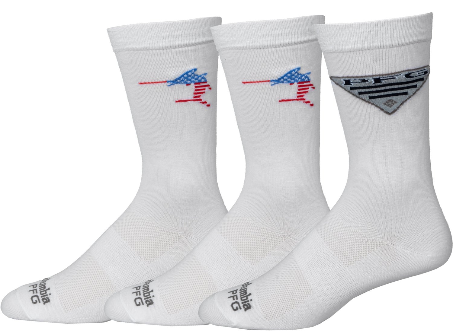 Columbia Sportswear Men's PFG Crew Socks 3-Pack - view number 2