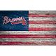 Fan Creations Atlanta Braves 11 in x 19 in Distressed Flag Sign                                                                  - view number 1 selected