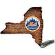 Fan Creations New York Mets Logo Distressed State Sign                                                                           - view number 1 selected