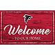 Fan Creations Atlanta Falcons Team Color 11 in x 19 in Welcome Sign                                                              - view number 1 selected